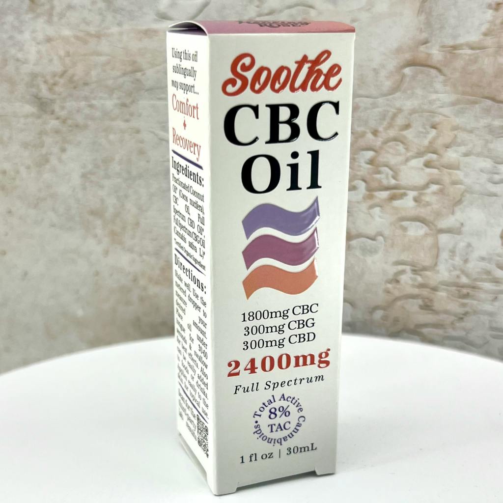 Product: Soothe Oil | CBC CBG CBD 6:1:1 | 2400mg | 30mL