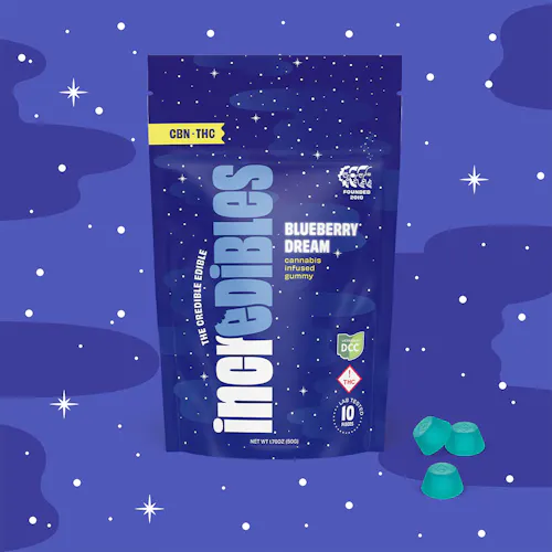 Incredibles | Blueberry Dream CBN Bar | 110mg-active