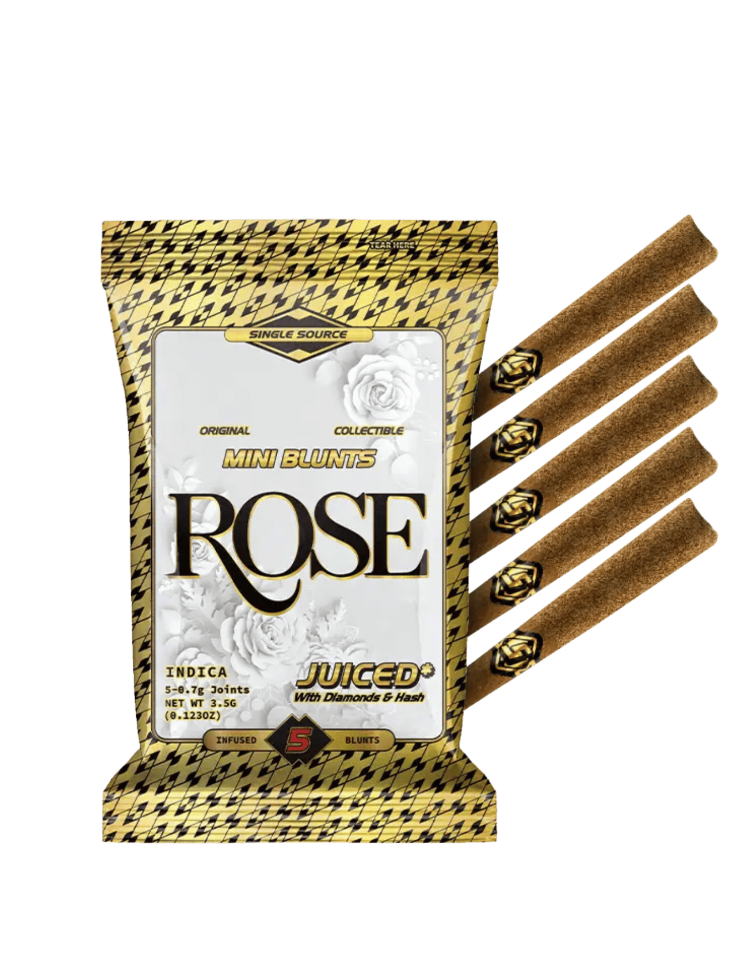 Sluggers - Rose Infused Mini Blunt 5pk by Sluggers