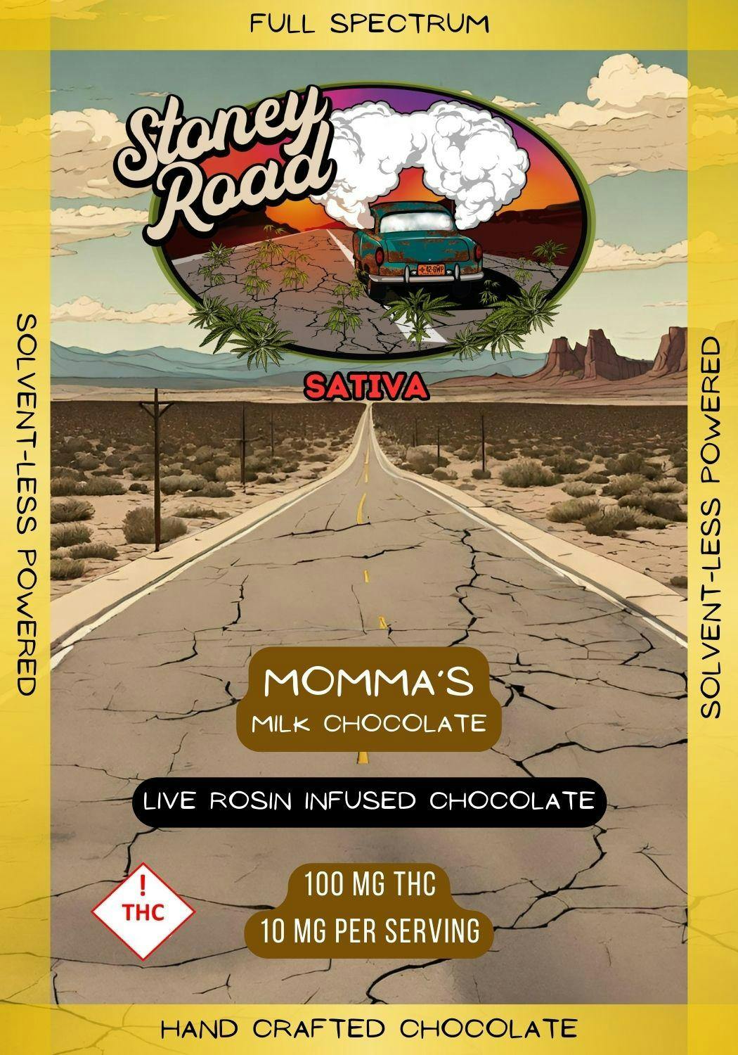 Stoney Road | 100mg Momma's Milk Chocolate Bar