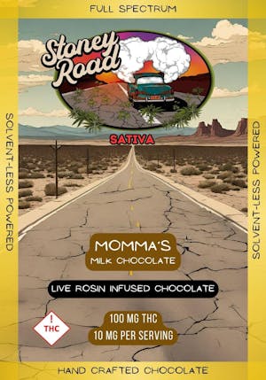 Stoney Road | 100mg Momma's Milk Chocolate Bar