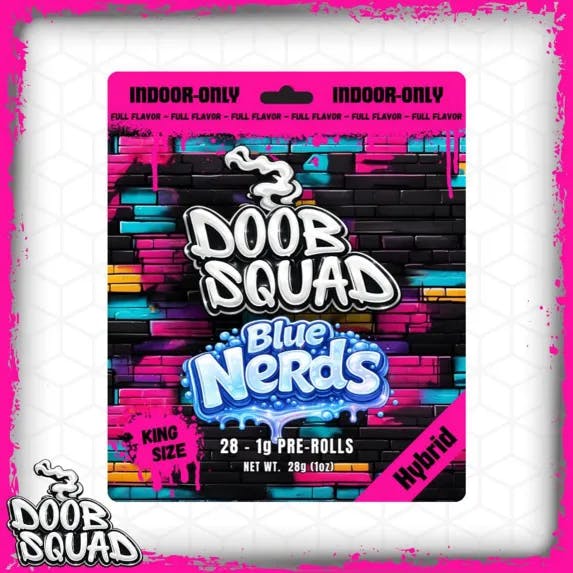 Doob Squad - 28-Pack 1g Prerolls - Blue Nerds