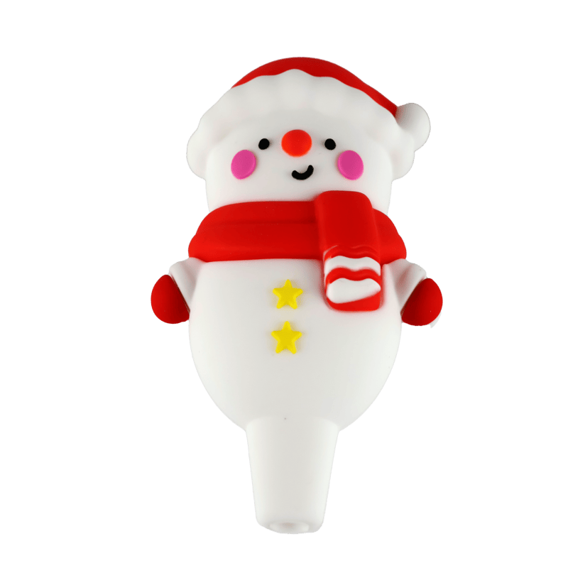 Product: 3.5" Silicone Frosty Snowman Hand Pipe | Luvbuds