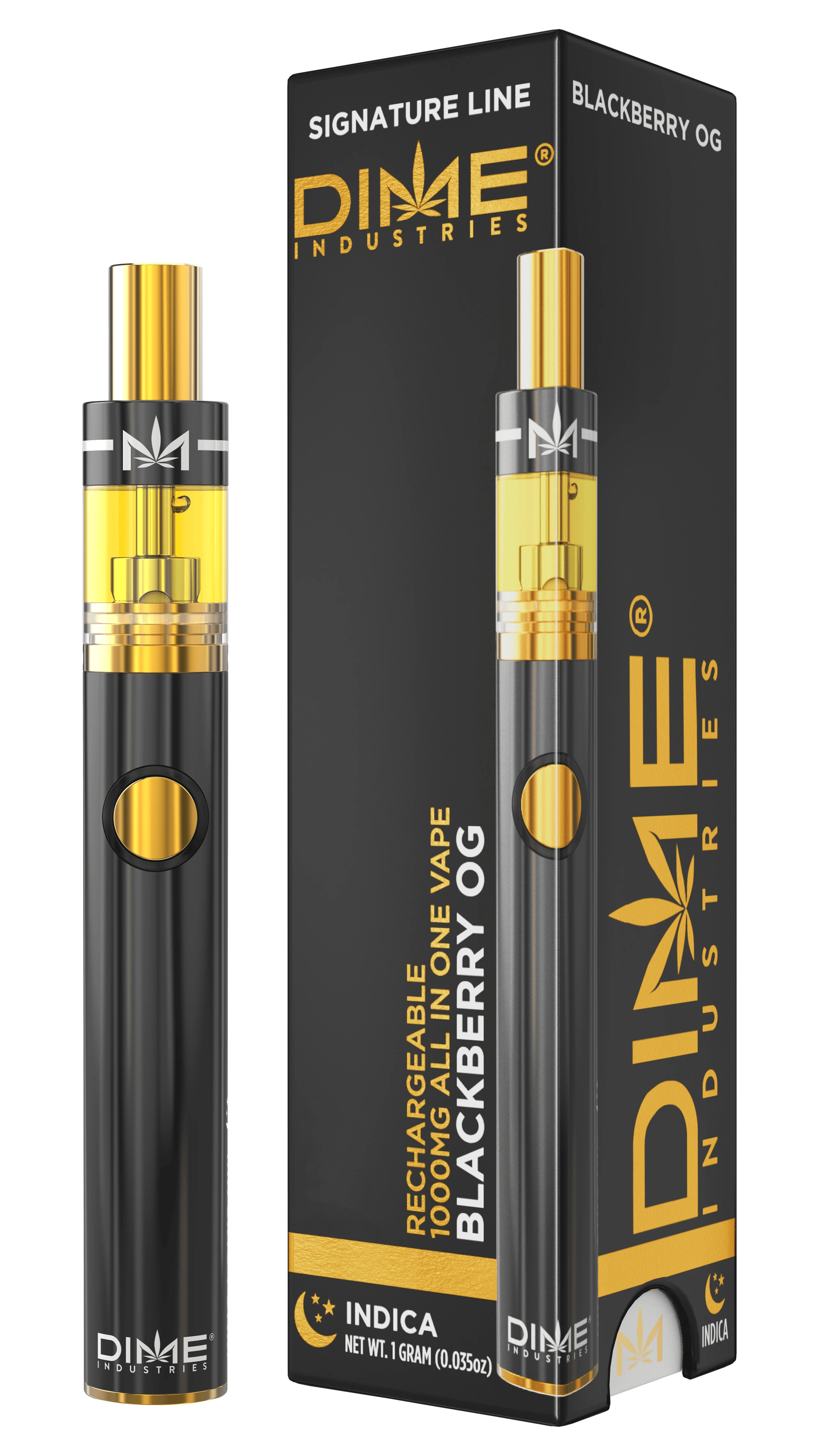 Product: Dime Industries | Blackberry OG | Distillate AIO - 2g