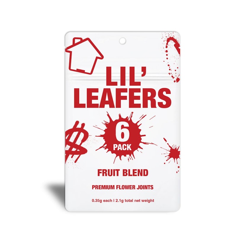 LiL' Leafers Premium Flower Joints 2.1g: 6pk Fruit Blend