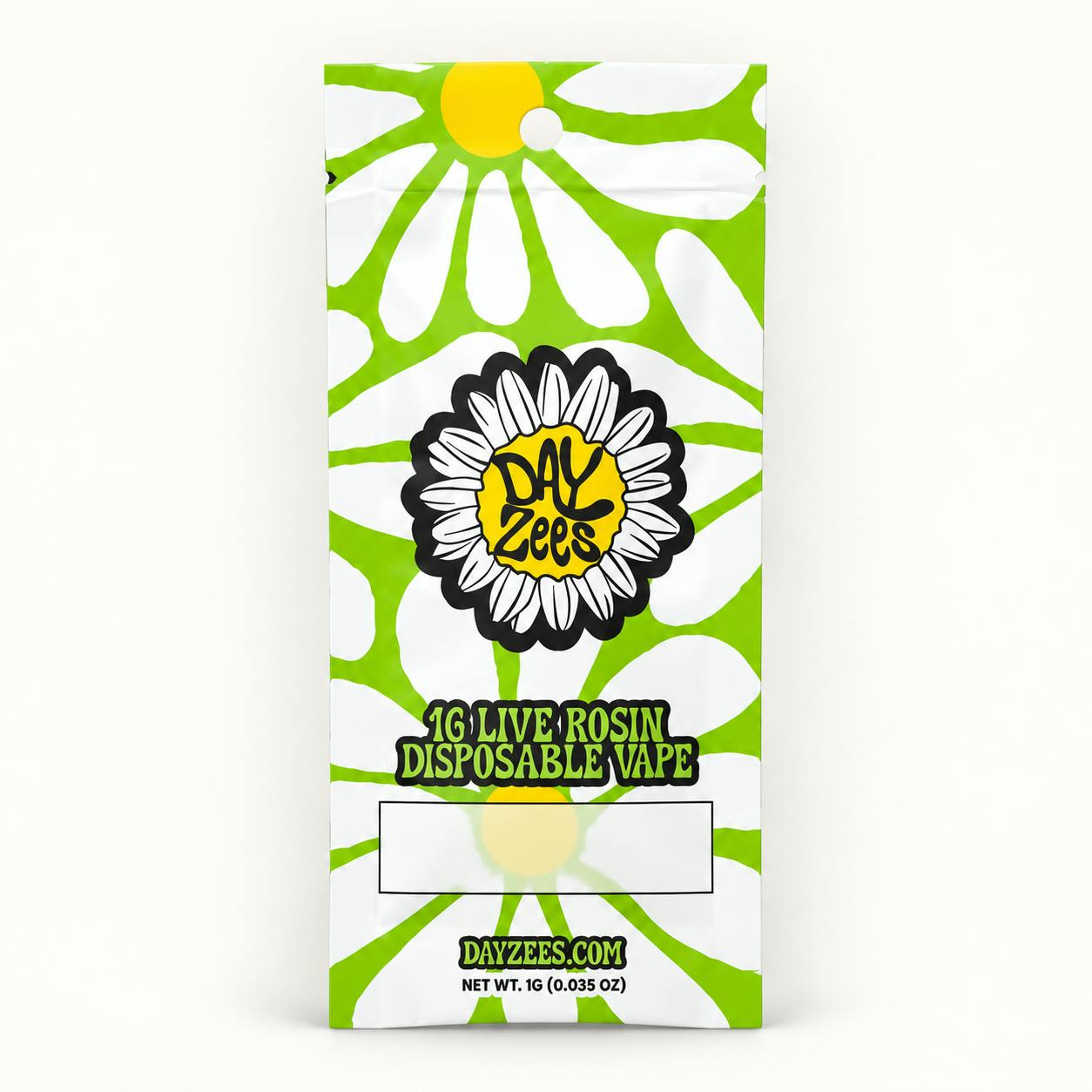 Dayzees - 1g Live Rosin Disposable - Biscotti Pippen