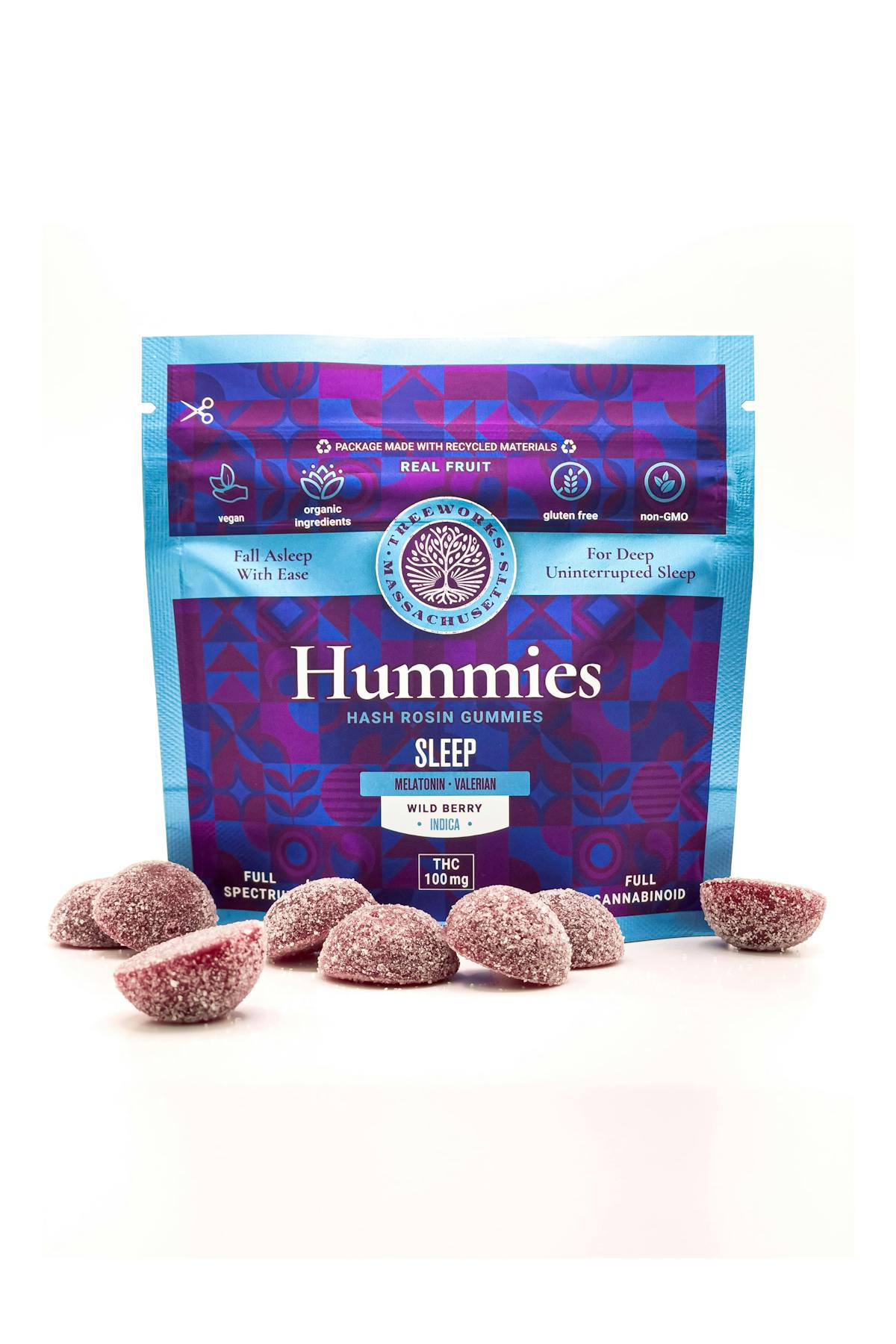Photo of Bedtime Berry 100mg Hummies Treeworks
