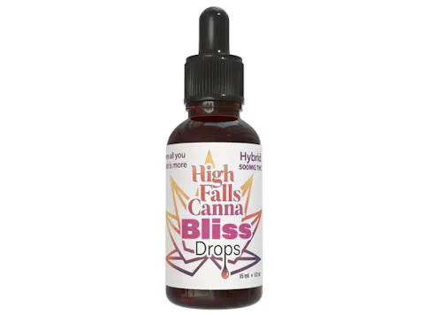 High Falls Canna | Bliss Drops THC Tincture | 60 Servings / 15mL Bottle-active