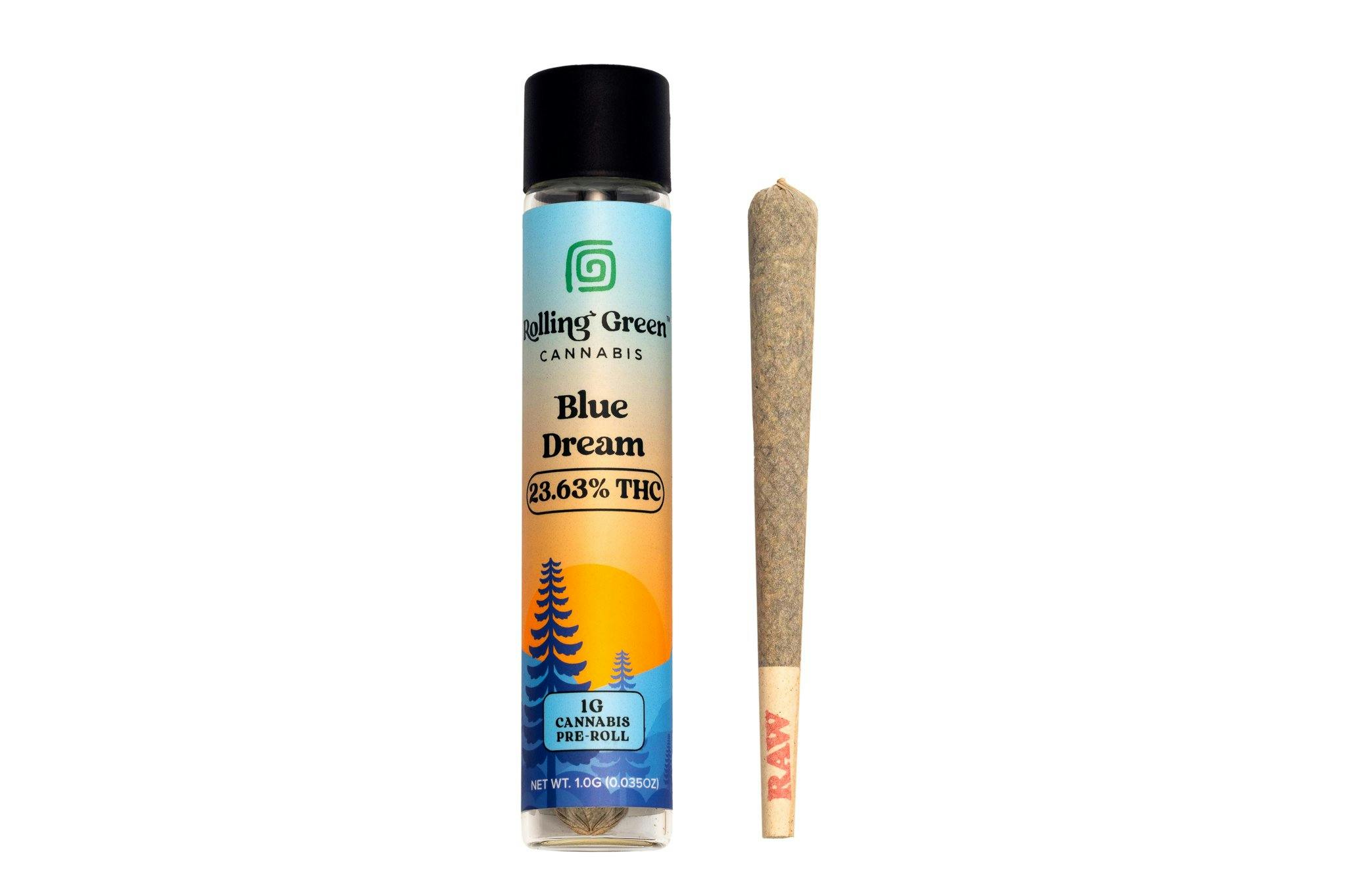 Product Rolling Green - Blue Dream - 1g - Preroll