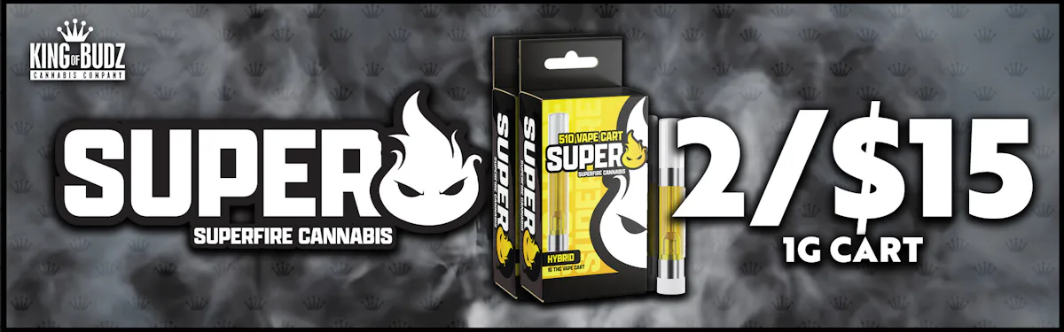 Superfire 1g Carts - 2/$15