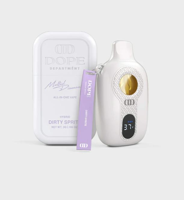 Dope Department |  Melted Diamonds All-In-One Vapes - 3G - Dirty Sprite