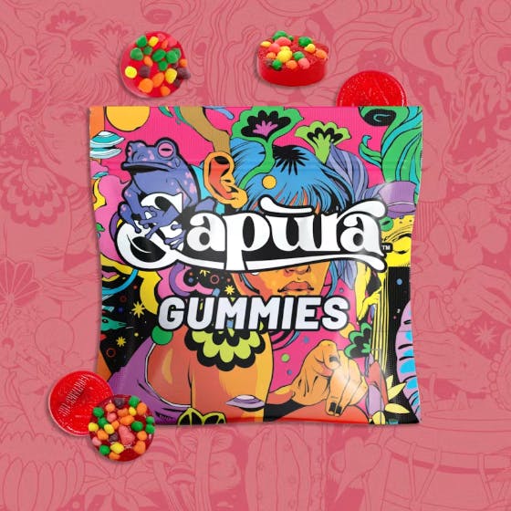 Product Sapura | Raspberry Crunch | Gummies | 100mg