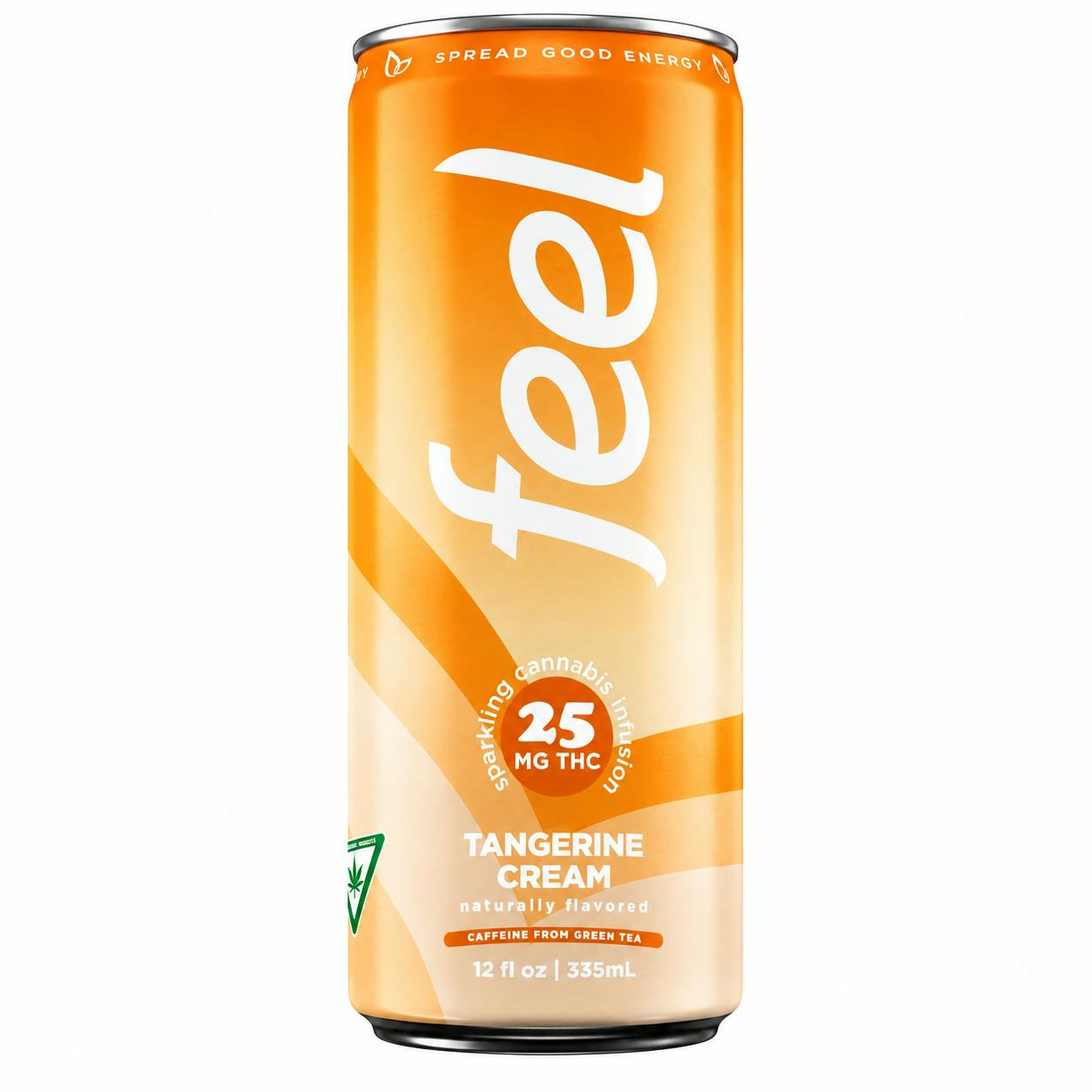 Feel Energy - 25mg Sparkling Drink - Tangerine Cream
