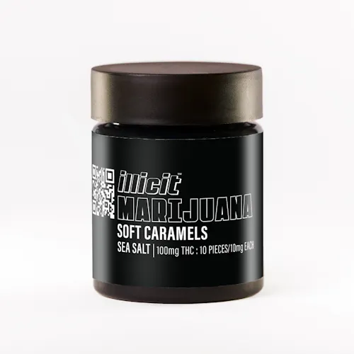 Sea Salt Soft Caramels 100mg-active