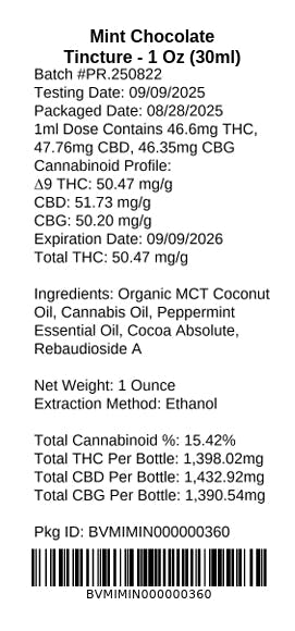 Mint Chocolate Tincture