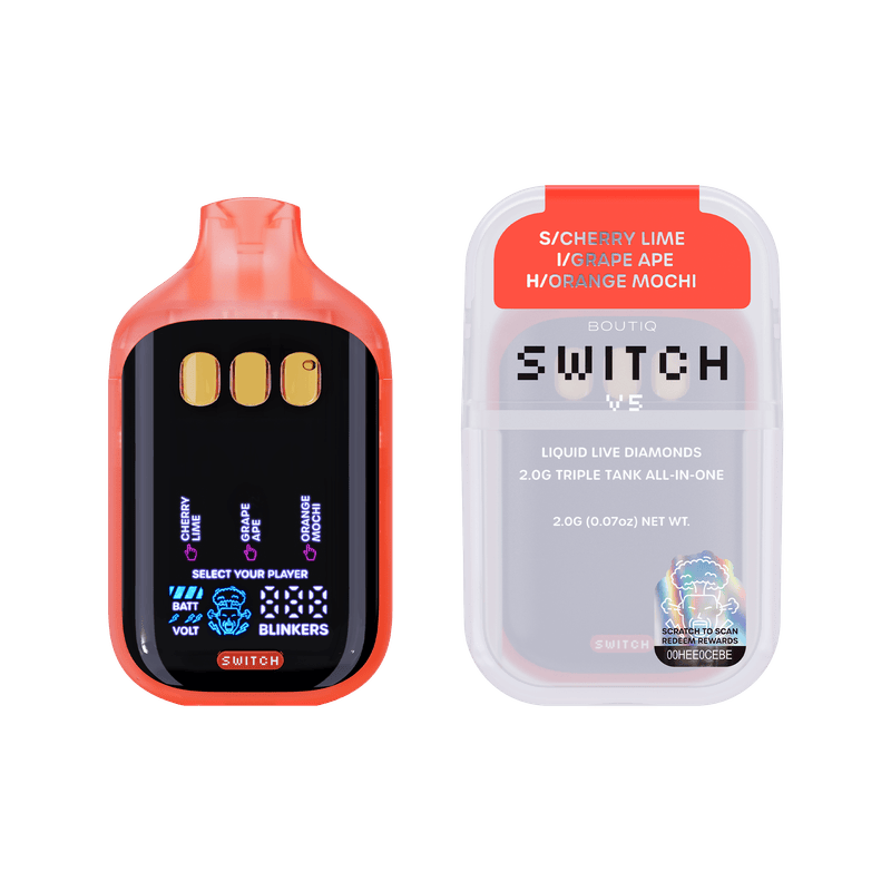 2 flavor disposable vape switch thc Boutiq: Cherry Lime, Grape Ape, Orange Mochi V5 Fume vapes Louisiana Best vape pods Canada FLAVORS:STRAWBERRY CUPCAKE