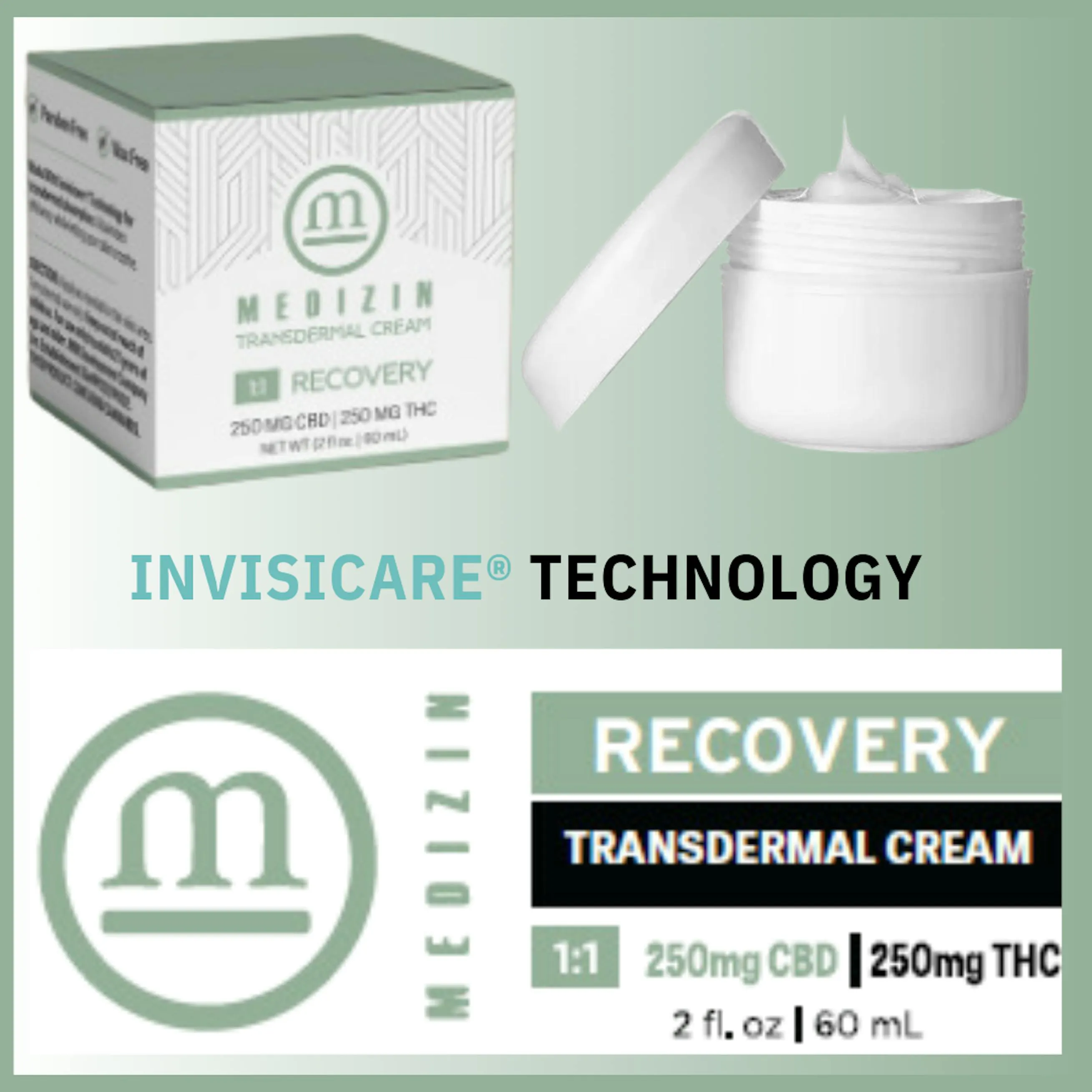 JB MD CREAM トナー　セット Medizin Recovery 1:1 250mg THC:250mg CBD Cream | Planet 13 Las Vegas