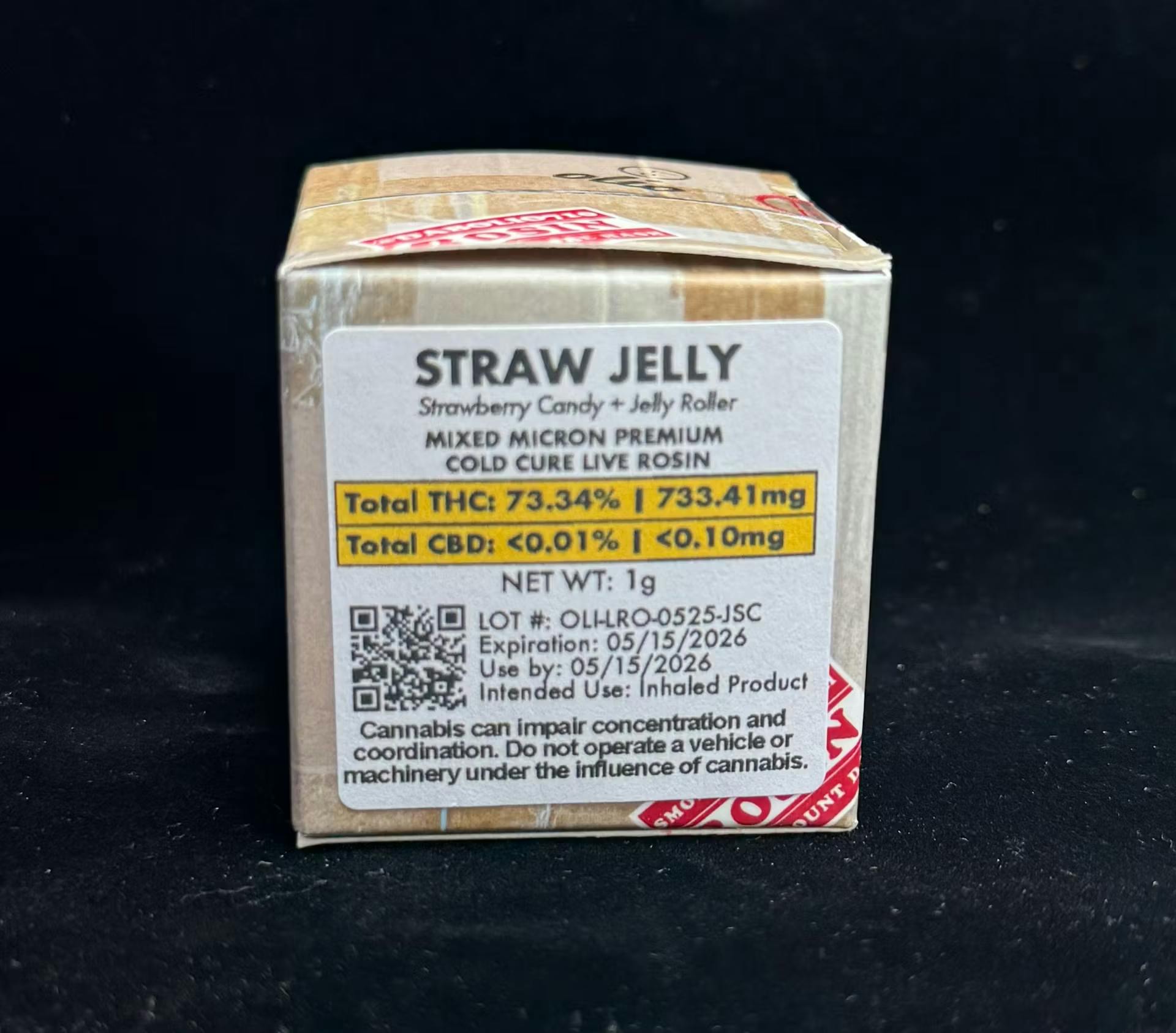 Product Olio - Straw Jelly - 1g - Live Hash Rosin