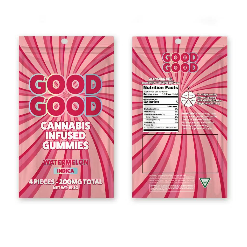 Good Good - 200mg Gummies - Watermelon