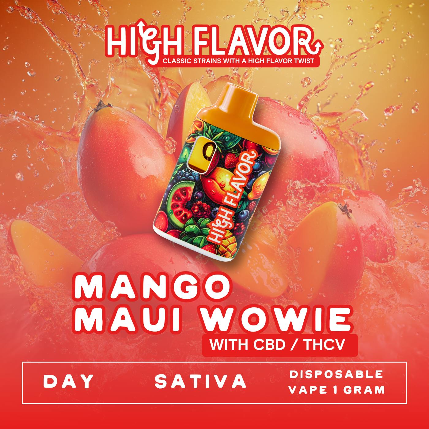 Mango Maui Wowie I Day I Disposable Vape
