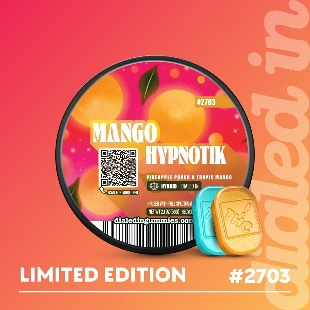 100mg - Mango Hypnotik - Rosin Gummies (10pk)