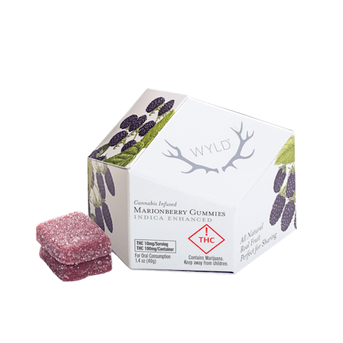  Wyld Marionberry Gummies Indica 100mg photo