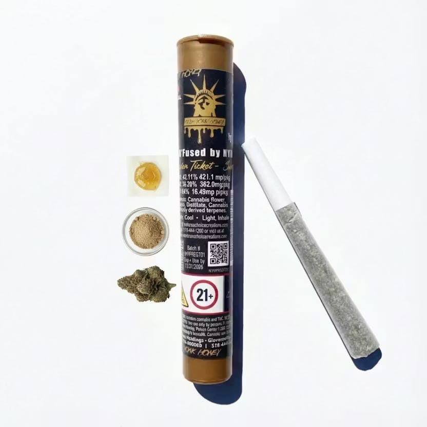 Product New York Honey N'Fused - Golden Ticket - 1g - Dual Infused Preroll