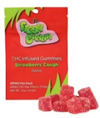Fresh Canna | Strawberry Cough 200mg Gummies-1