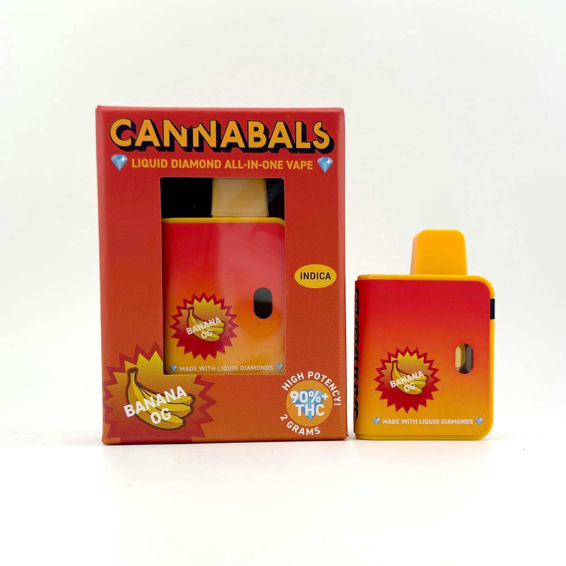 Banana OG Liquid Diamond • Disposable Vape • 2g by Cannabals | Buy Online |  Treehouse Cannabis