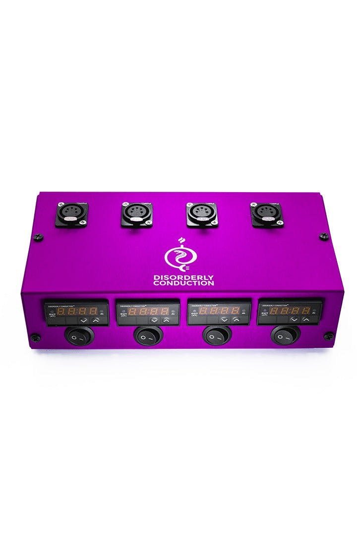 Disorderly Conduction - Heat Station E-Nail Aluminum Quad Purple at Silk Road NYC, Jamaica Queens