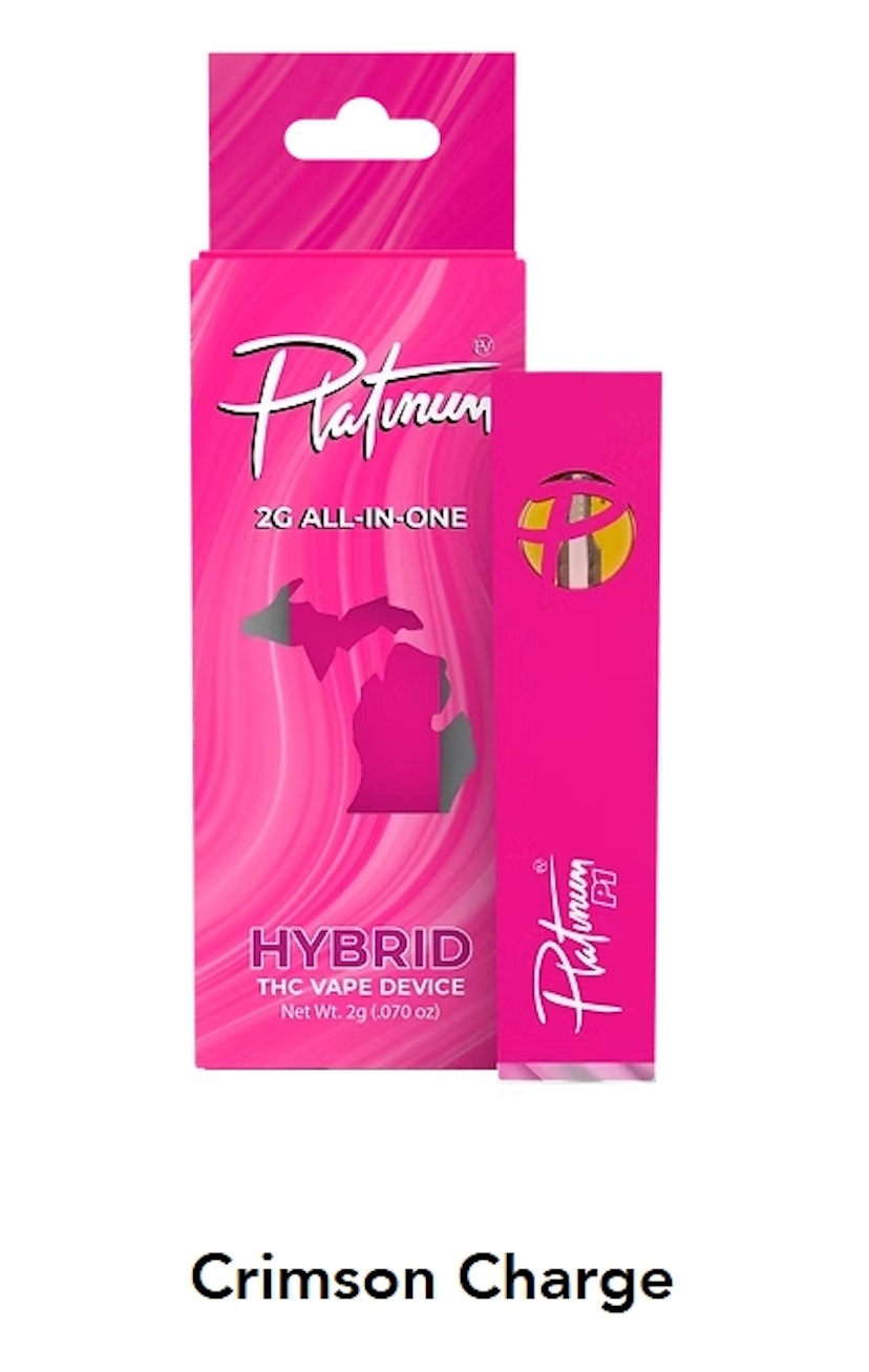 Platinum Vape Disposable | Crimson Change