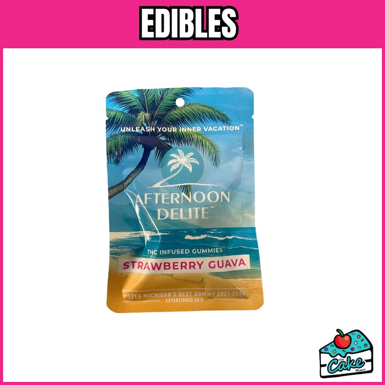 Afternoon Delite - 200MG Gummies - Strawberry Guava
