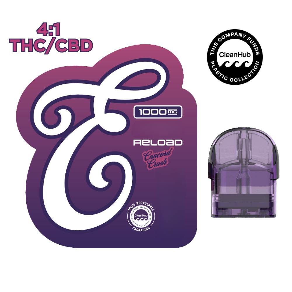Product RELOAD - 1g FUSION - Concord Crush (4:1 THC/CBD)
