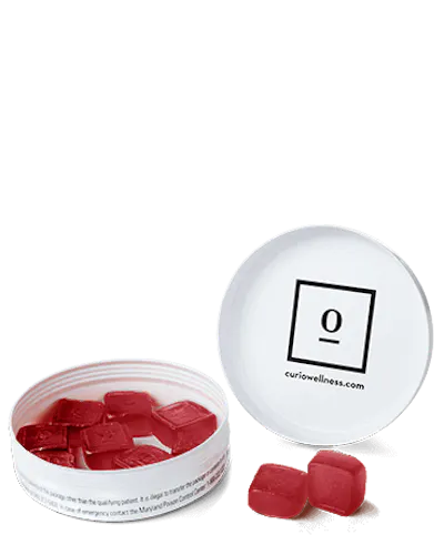 Curio 40mg Blood Orange Turmeric Chews /400mg-active