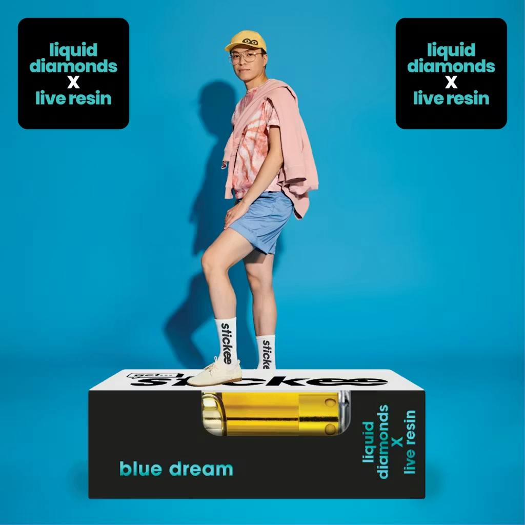 Stickee - 1g Live Resin Cart - Blue Dream