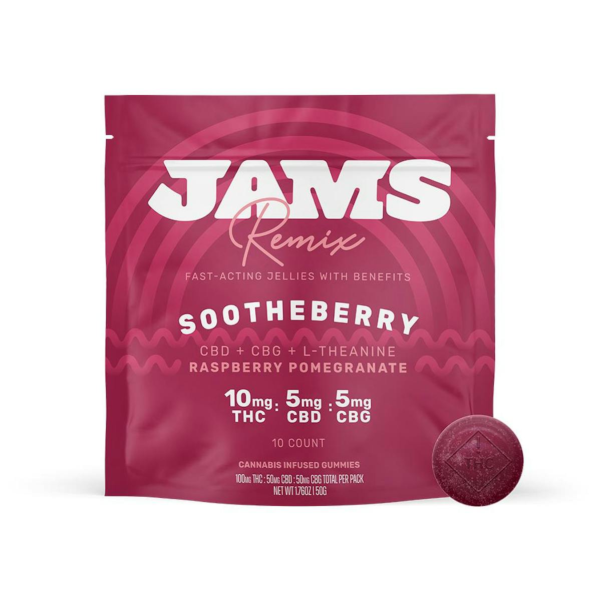 Image of Sootheberry 2:1:1 Gummies | (10mg/10ct)
