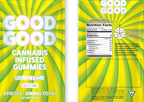 Good Good - 200mg Gummies - Lemon Lime