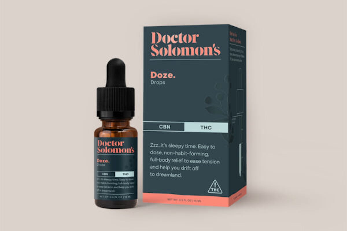 Photo of Dr. Solomon’s 1:1 Doze Drops 100mg (THC:CBN)