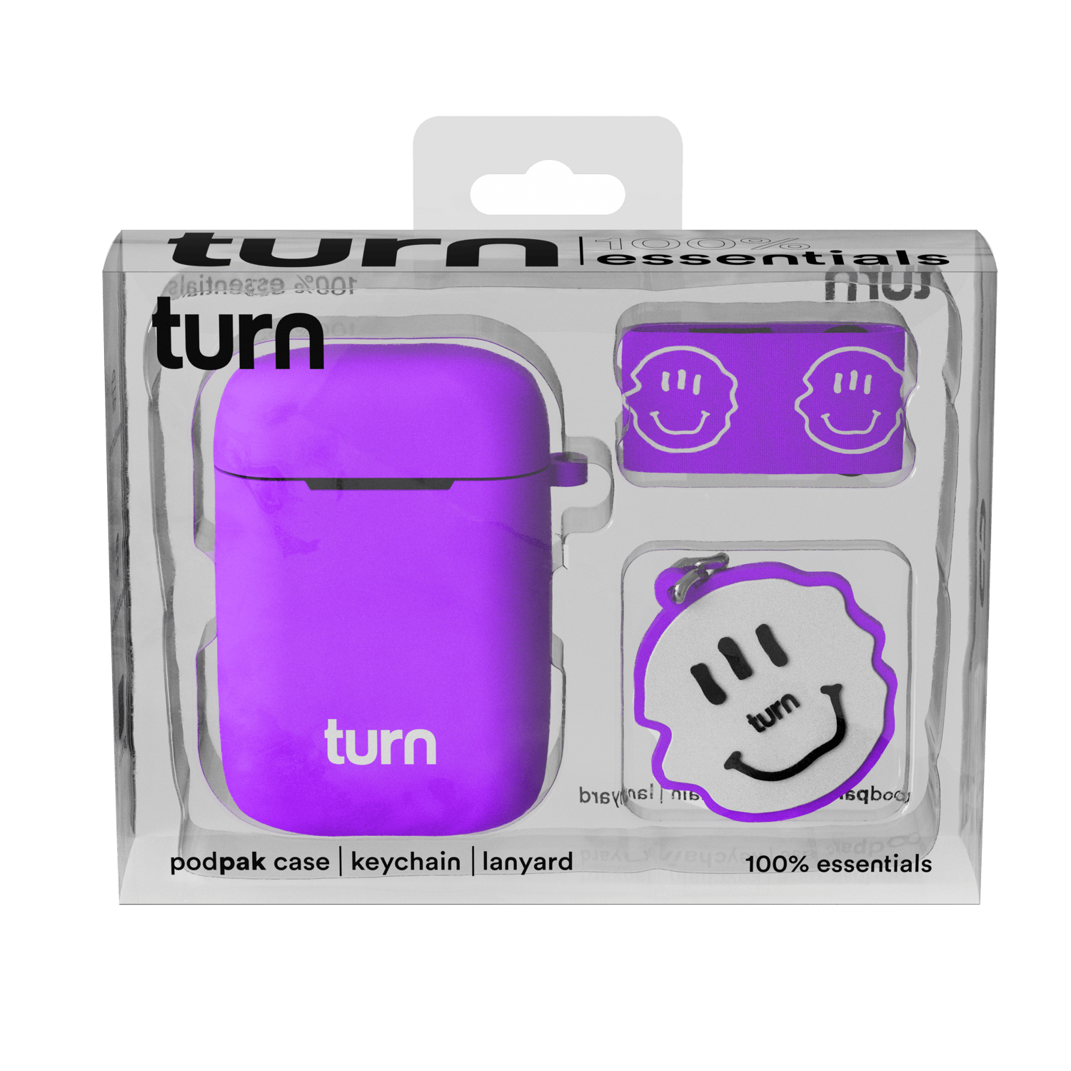 Turn Pod Pak Battery Essential kit Smiley Purple