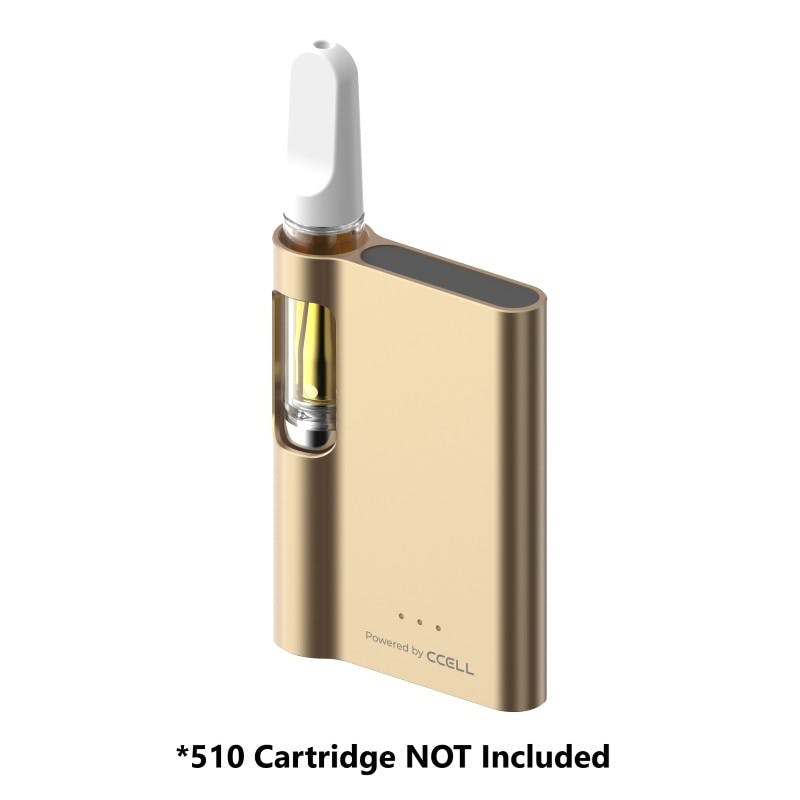 Gatsby Cannabis Co. GATSBY CANNABIS CO. | CCELL PALM 510 THREAD BATTERY | GOLD — ACCESSORIES