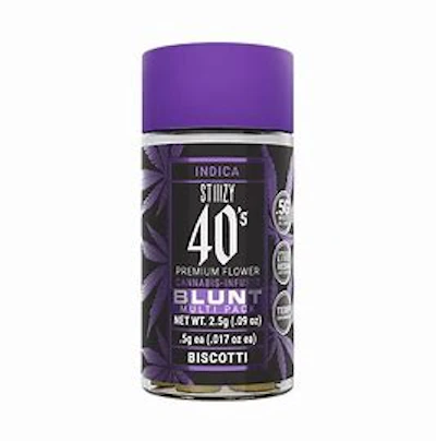 Stiiizy - 5-Pack .5g Live Resin Infused Blunts - Biscotti
