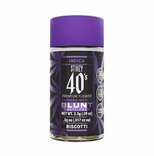 Stiiizy - 5-Pack .5g Live Resin Infused Blunts - Biscotti