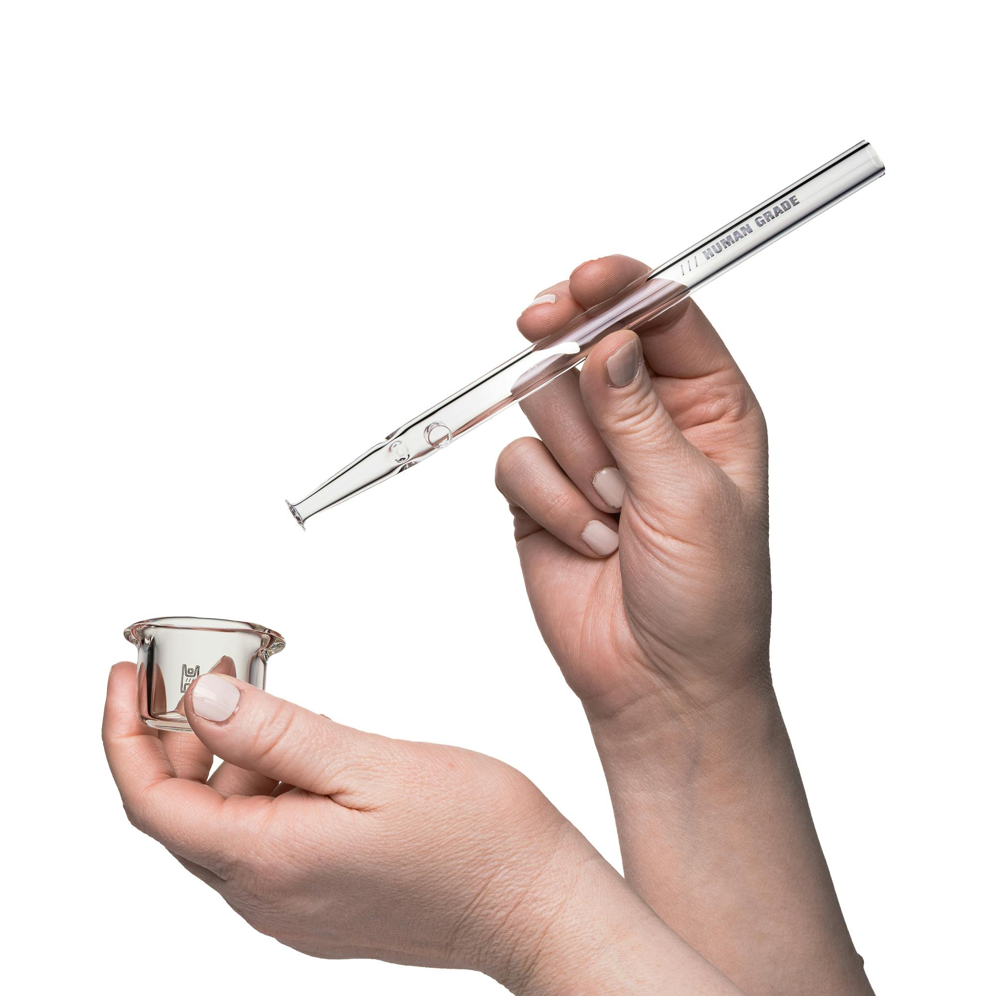 Human Grade Straw Nectar Collector | Clear - ACCESSORIES cannabis product, N/A
