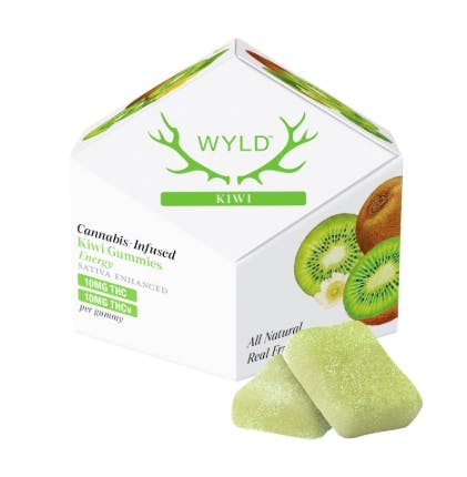 Wyld WYLD | 1:1 THC:THCV Gummies 100mg | Kiwi (S)
