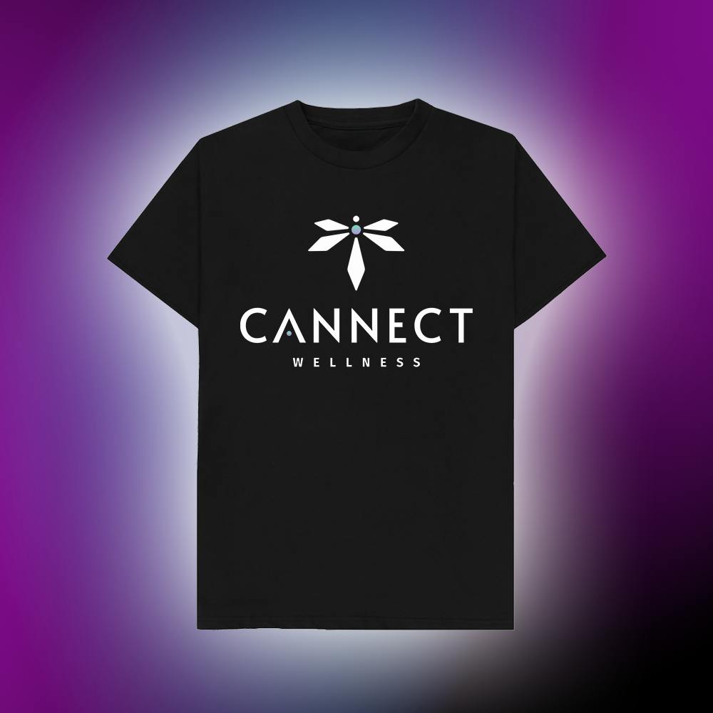 Product Cannect Wellness Black T-Shirt