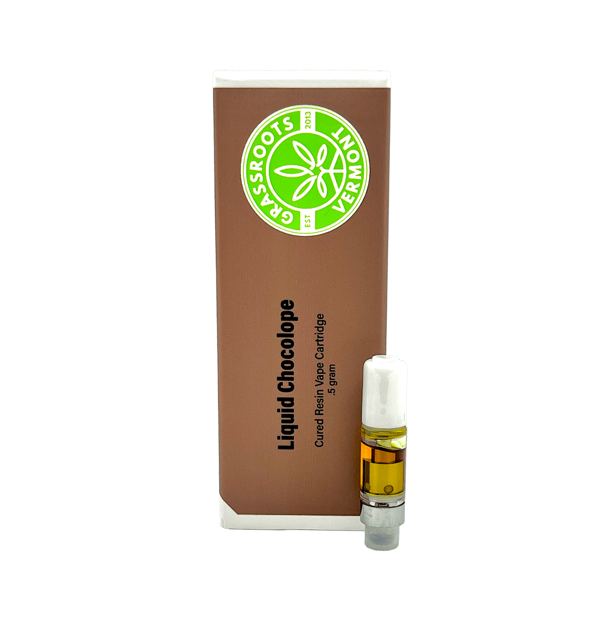 Photo of Grassroots – Liquid Chocolope Cured Resin Vape Cartridge w/ Single Source Terpenes