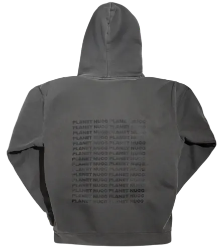 Planet Nugg | Pullover Hood | Arch w/ Flower | Grey | L-1