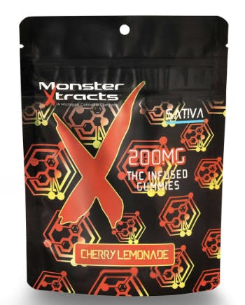 Product: Monster Xtracts | Gummies - Cherry Lemonade - 200mg