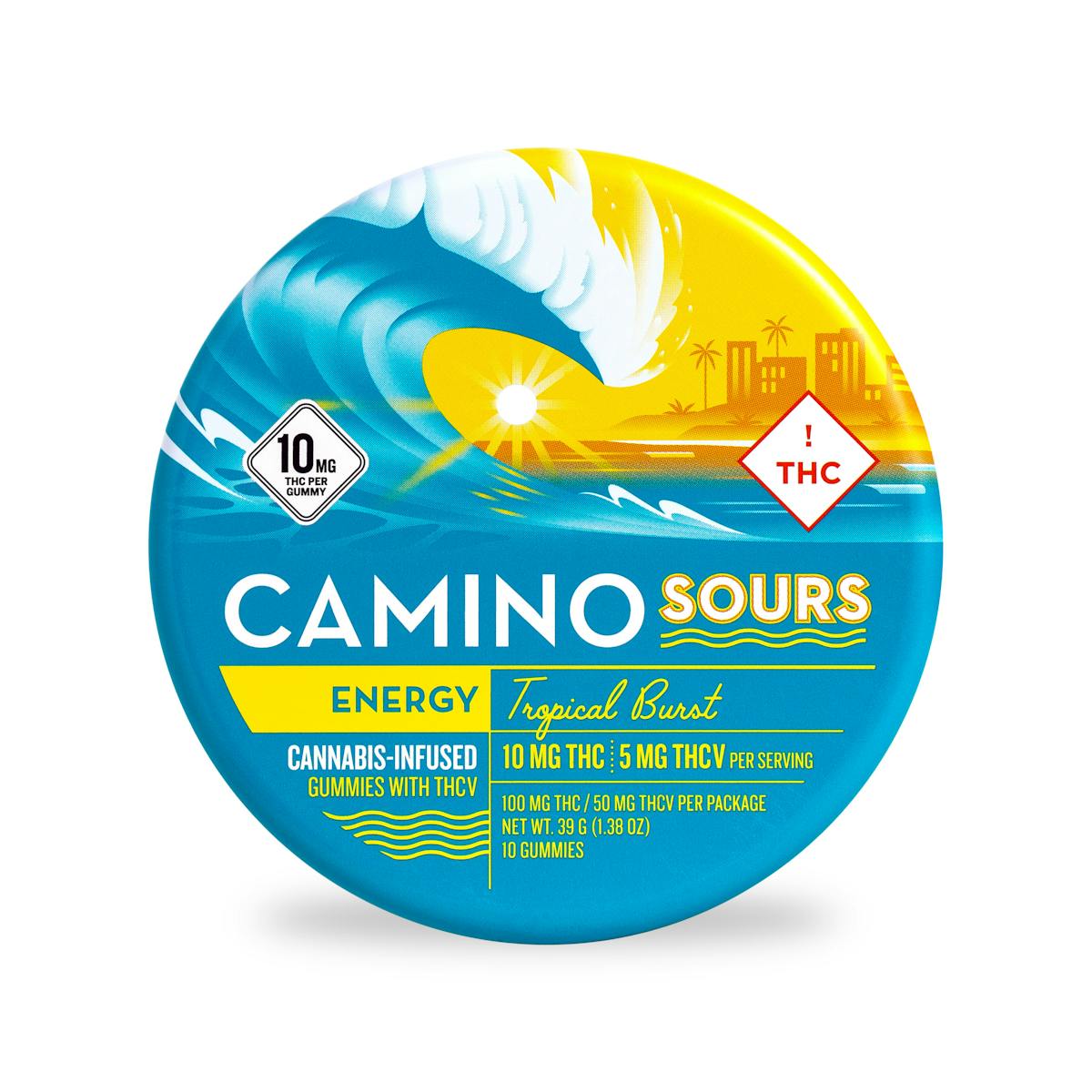 Photo of Tropical Burst Sours 10mg THC 5mg THCV – 100mg