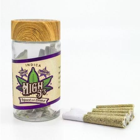 High 5's | Blueberry Ice Pop x Blackberry OG x White Truffle #15 | Infused Pre-Rolls | 5pk | 4g